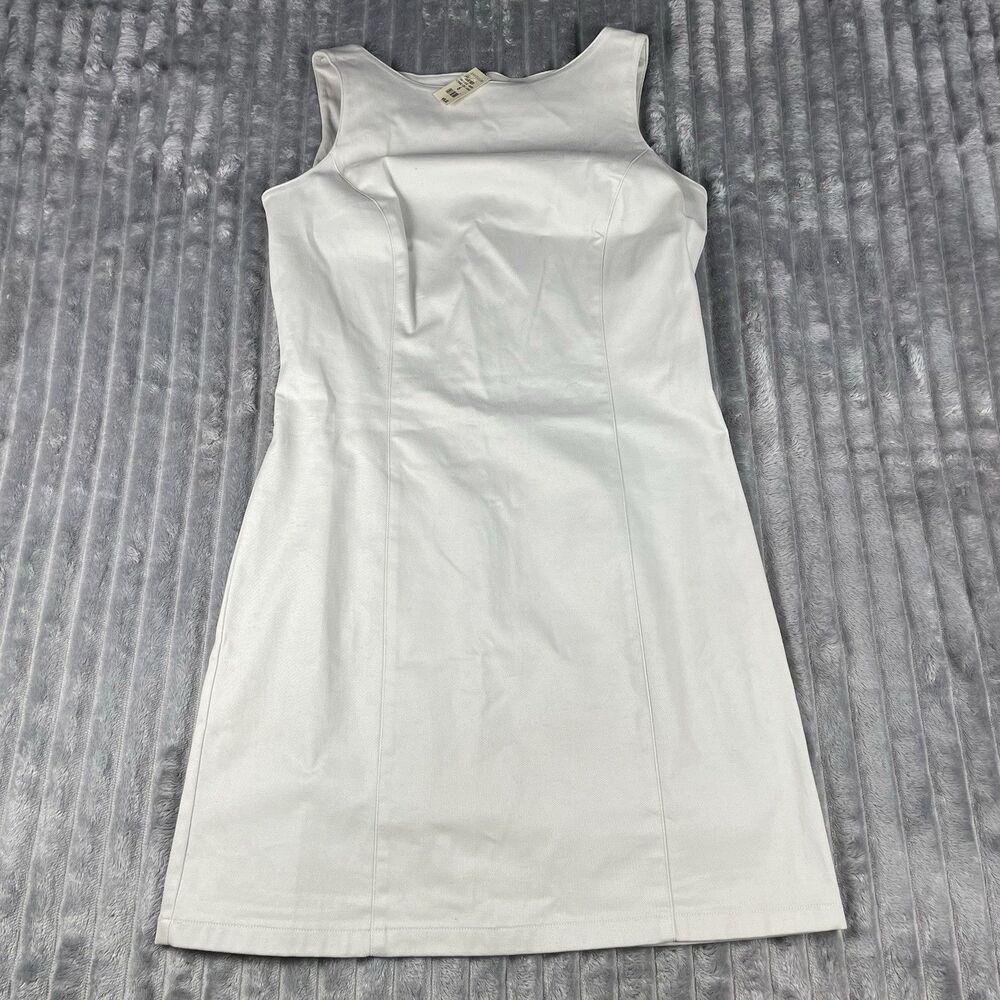 Vintage Ann Taylor Womens Sheath Sleeveless Dress 6 Minimal Coastal Workwear NWT
